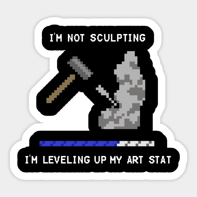 Sculpting Level Up Sticker by AshTulio